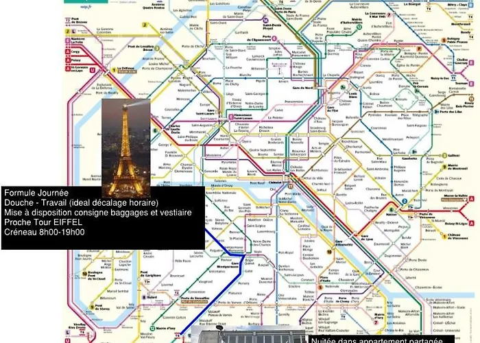 Chatillon Citea Express Chambre Chez L\'Habitant Chatillon Metro Pour Nuitee Avec Acces Direct Paris Centre Et Espace Limite En Journee Paris Sans Nuitee Acces Limite 8H00-19H00 Pour Depot Bagages